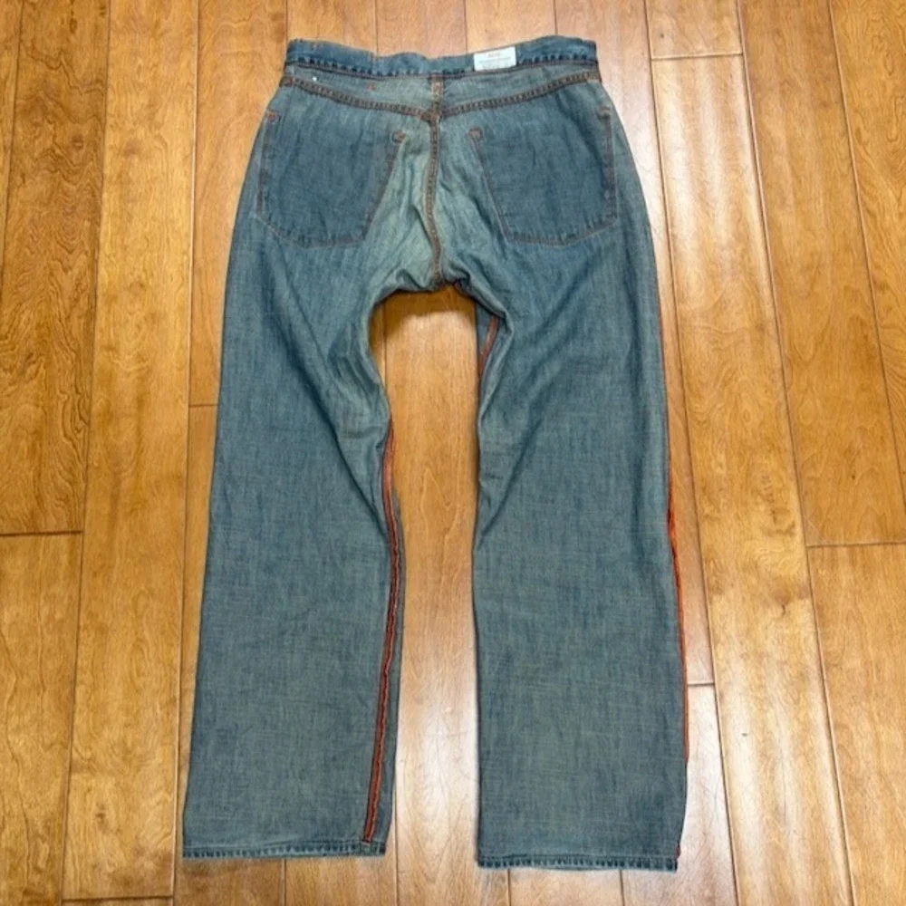 Boss Hugo Boss Selvedge Denim Jeans Comfort Fit Faded Mens Size 33 Designer